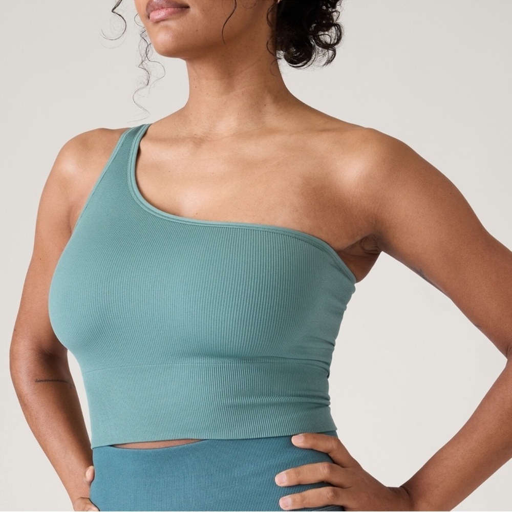 Athleta Aurora Seamless One Shoulder Tank M NWT